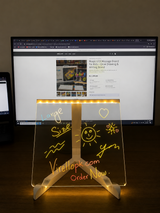 Magic LED Message Board for Kids – Glow Drawing & Writing Board