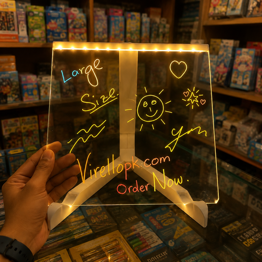 Magic LED Message Board for Kids – Glow Drawing & Writing Board